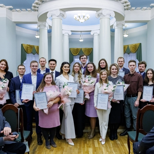 Награждение лучших преподавателей МГТУ 2024-2025 гг. Поздравляем доцента кафедры Вашлаева А.Д. с заслуженной наградой!